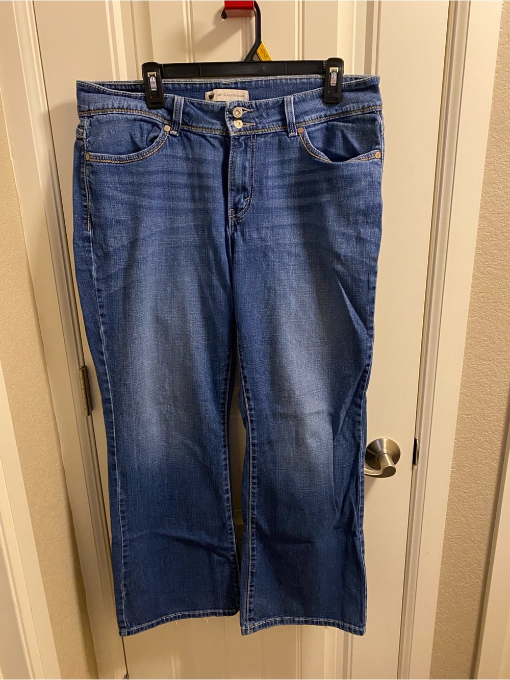 Levis Jeans 16 M 529 Curvy  Bootcut stretch Blue Denim 16M Boot Cut
